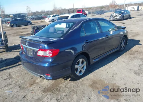 2011 Toyota Corolla S из США, поврежденный, VIN 2T1BU4EE7BC697099